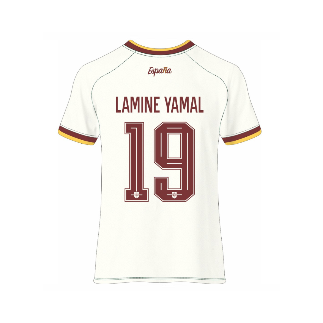 Spain 2026 World Cup Away Jersey Lamine Yamal 19