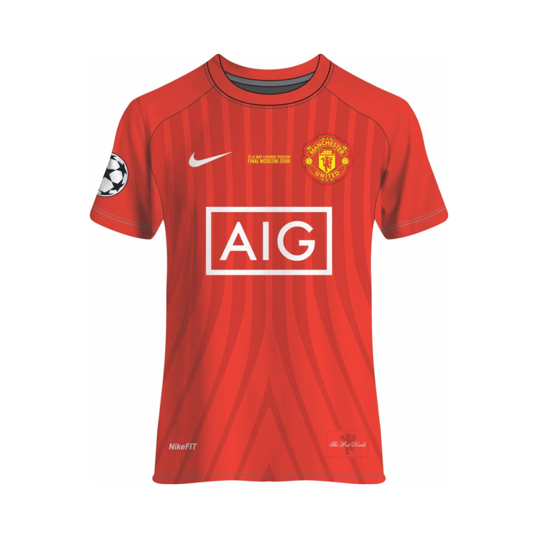 Manchester United 2007/08 Retro Home Jersey Ronaldo 7