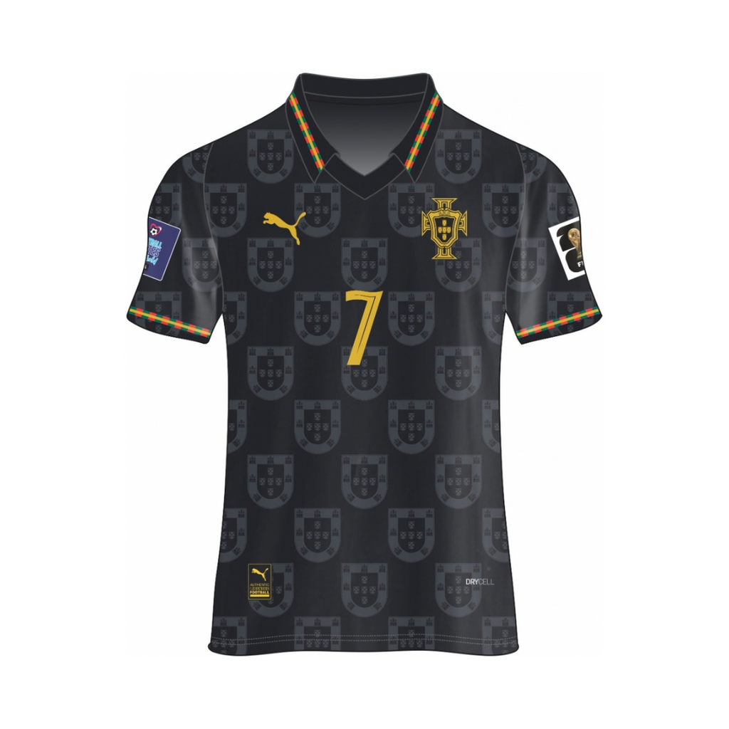 Portugal Black Panther Special Edition Jersey 2026/27 Ronaldo 7