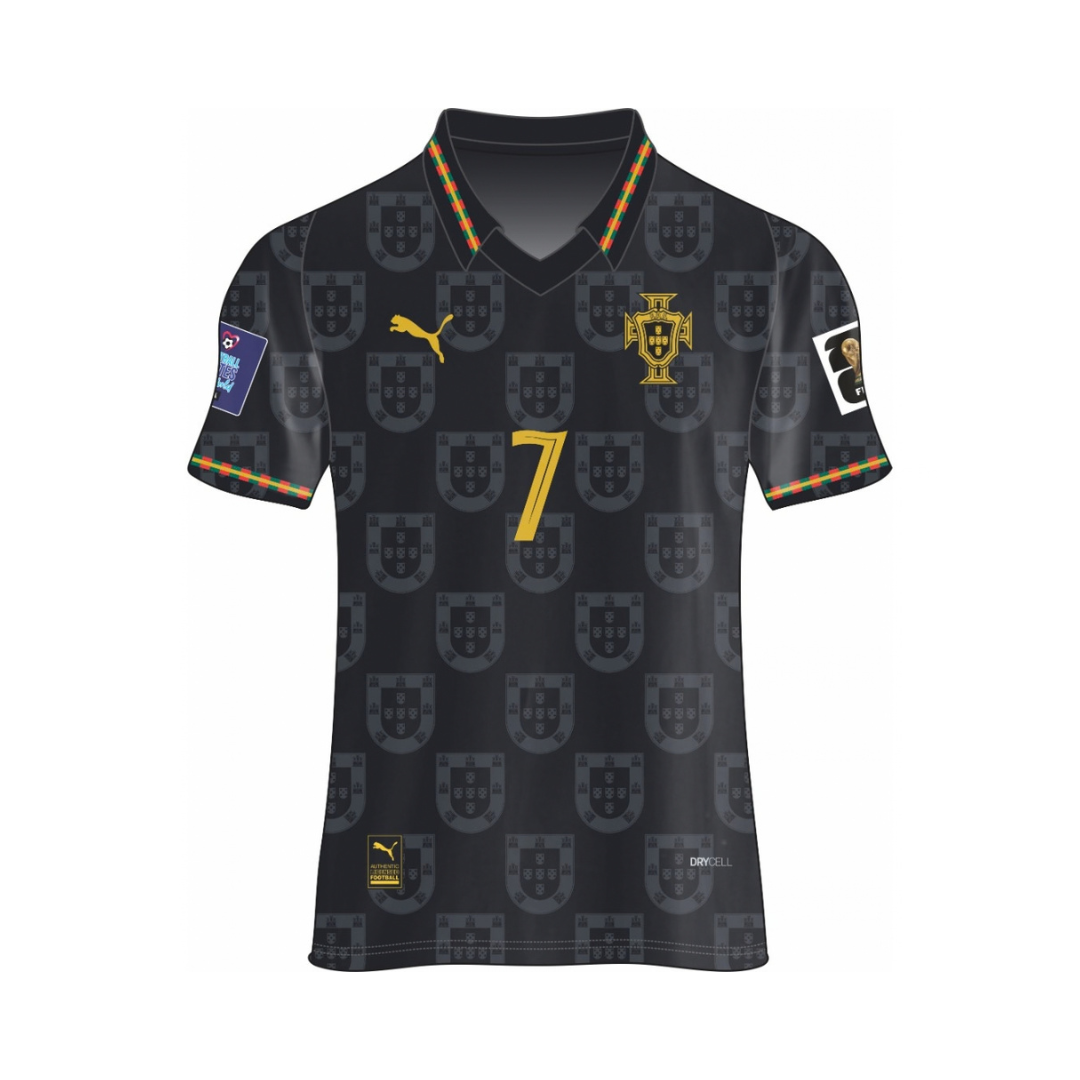 Portugal Black Panther Special Edition Jersey 2026/27 Ronaldo 7