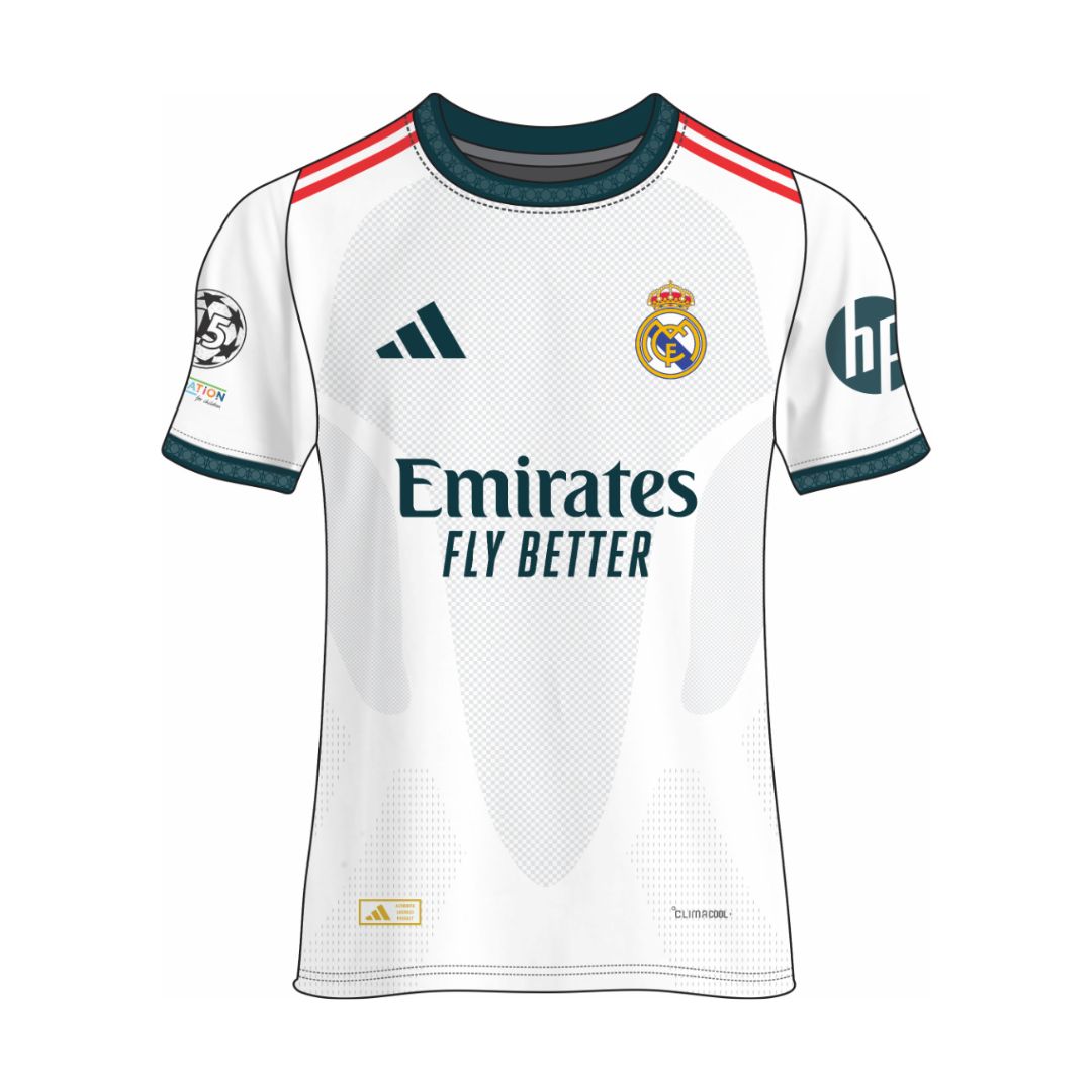 Real Madrid Home Jersey 2025/26 Mbappe 10